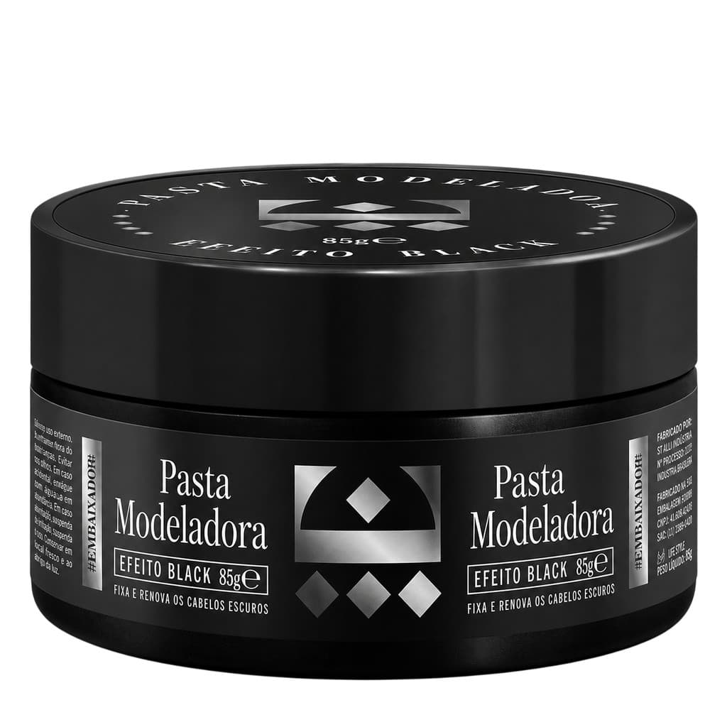 Pasta Modeladora Efeito Black Embaixador - 85g