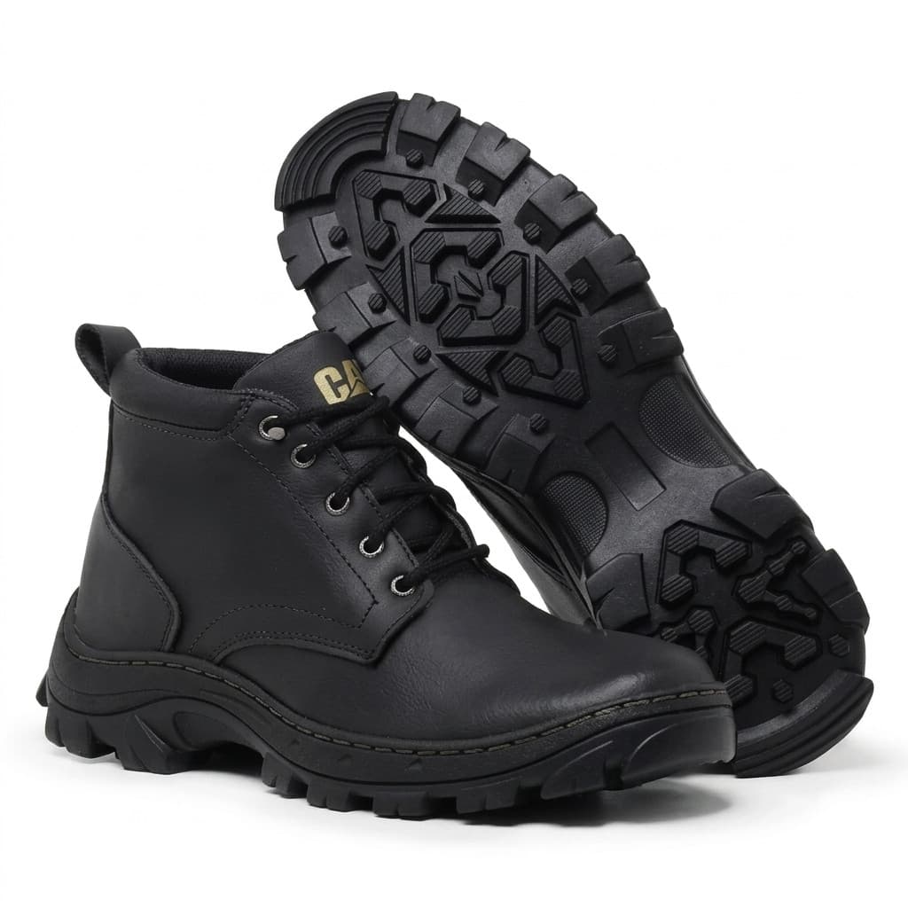 Botina Bota Coturno Caterpillar Casual Masculino Adventure Trilha