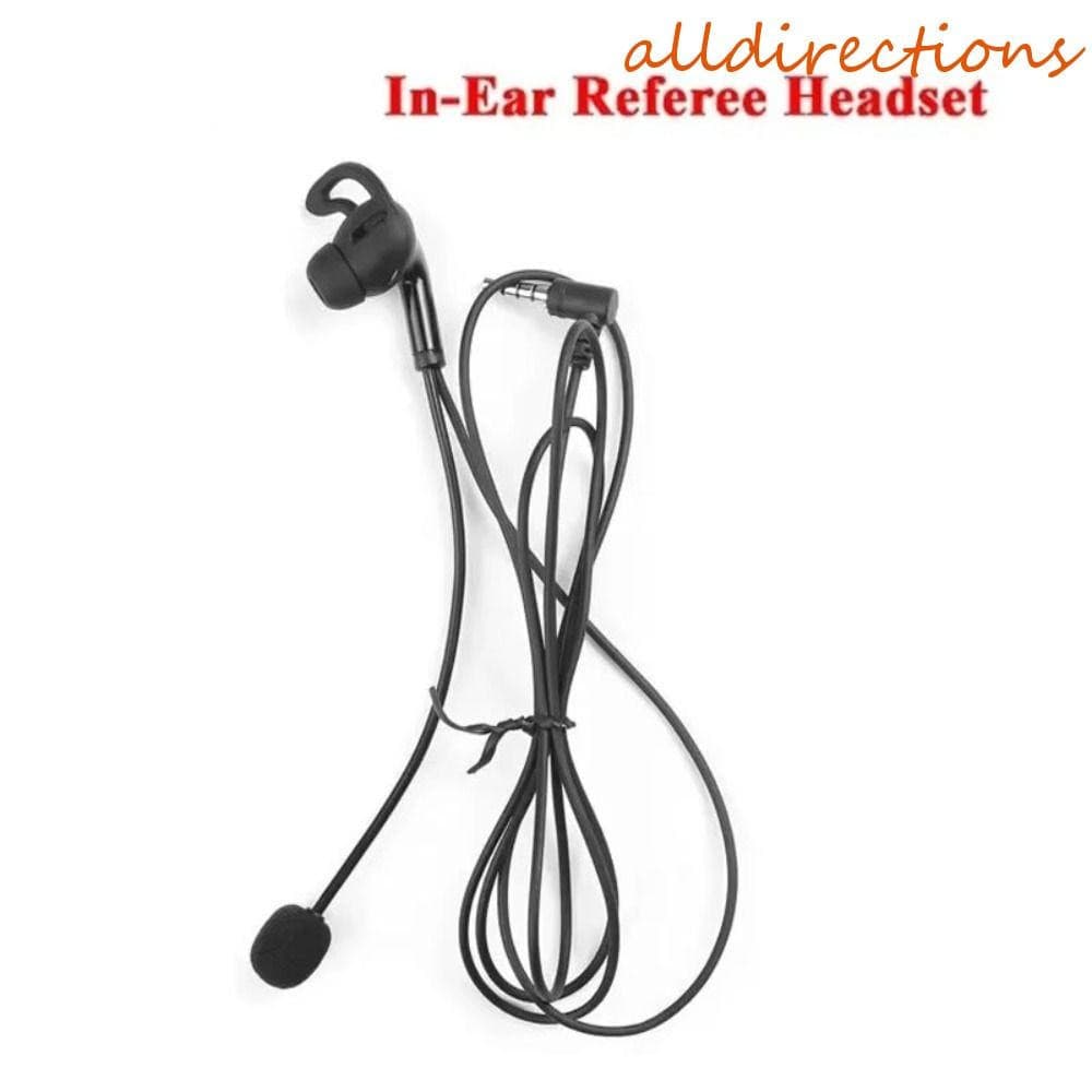 Fone De Ouvido Para Intercomunicação De Árbitro ALLDIRECTIONS , De Motocicleta Com Plugue De 3.5 Mm , Uso De Juiz