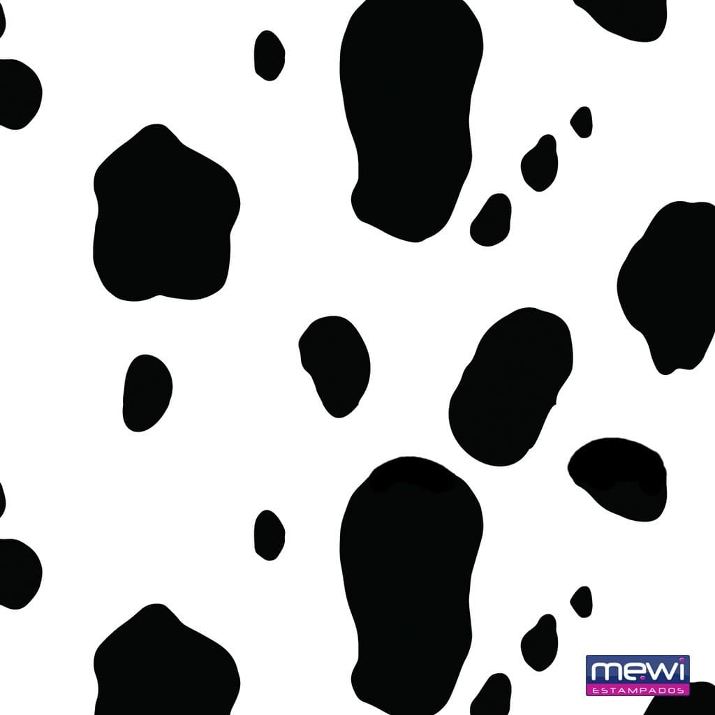 TNT Estampado Vaca Fazendinha Preto e Branco 1,00m a 3,00m perfeita para decoração