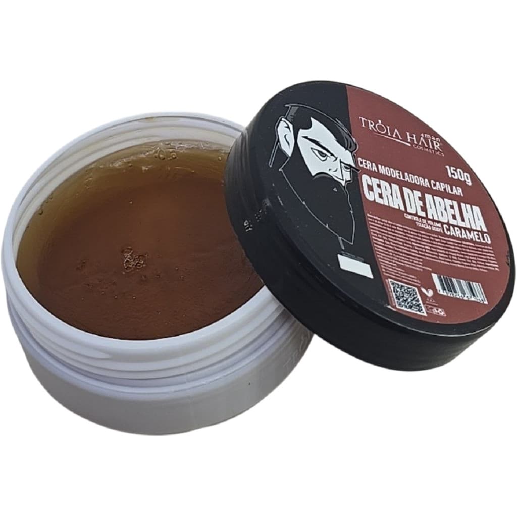 Cera Modeladora Capilar Tróia Hair Cera De Abelha 150g