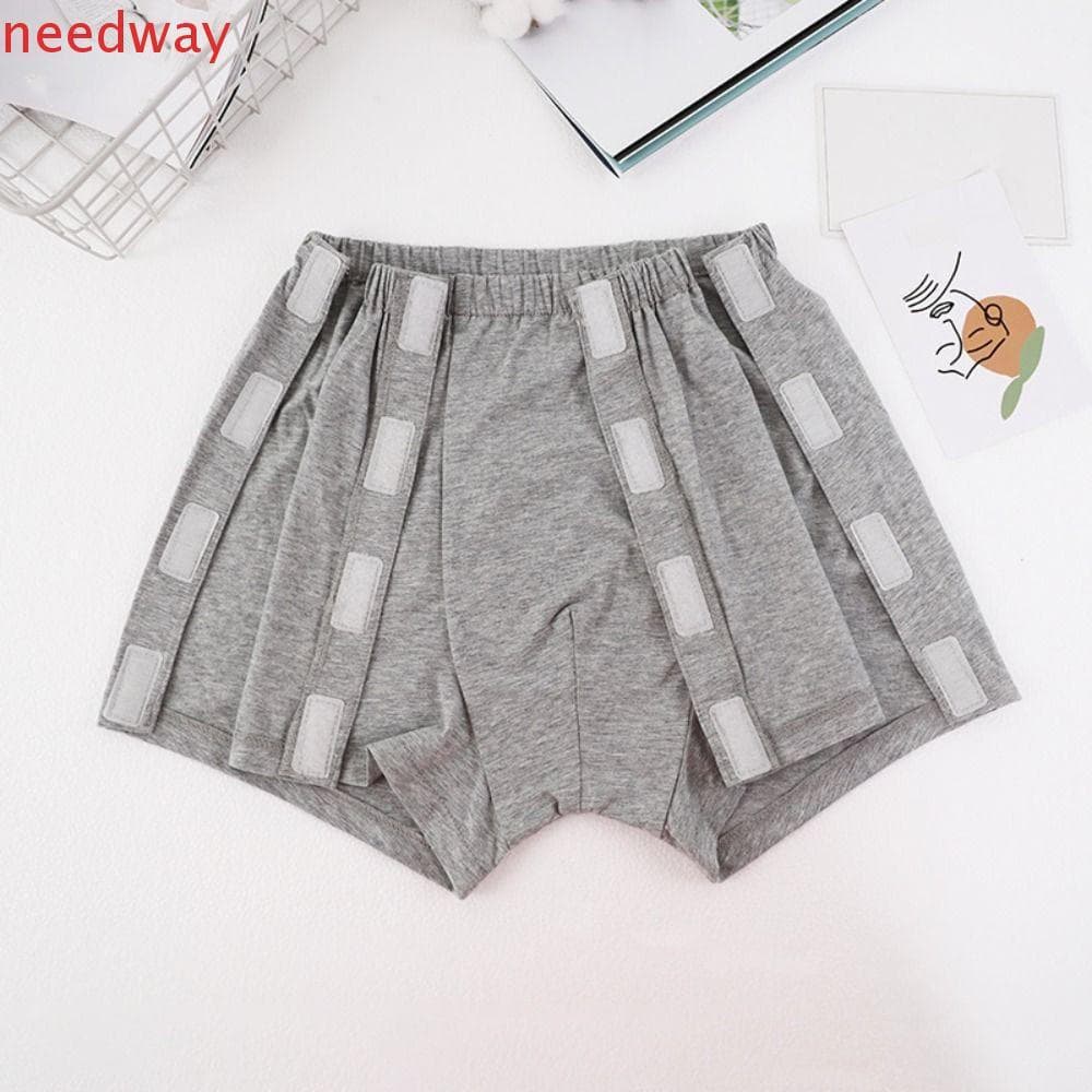 NEEDWAYB Cueca Boxer Masculina , Cuecas De Pós-Operação Fáceis De Usar , Elásticas