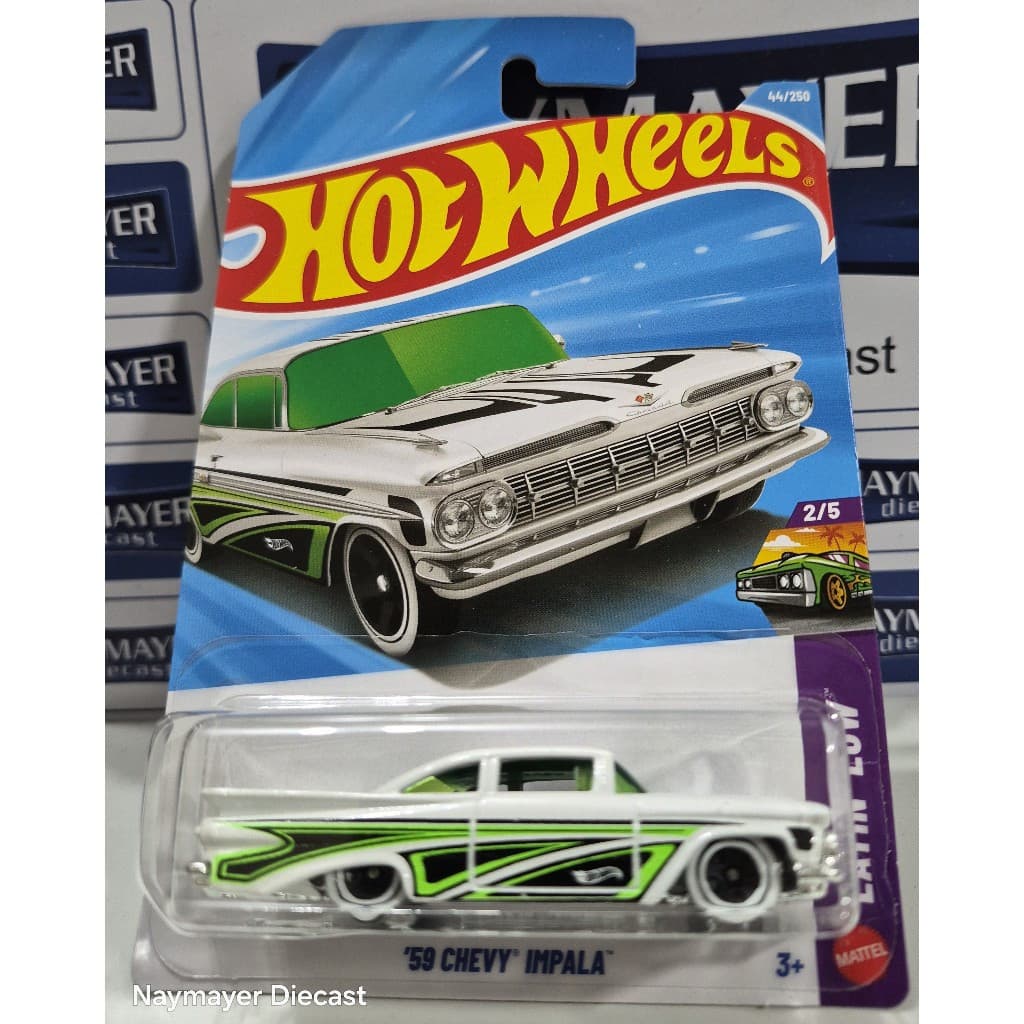 Hot Wheels 59 Chevy Impala Branco