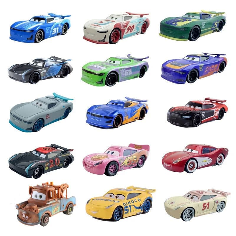 Cars 2 3 Relâmpago Família McQueen Novo 86 Jackson Thunderstorm Portugal 1 : 55 Diecast Mini Carro Brinquedo