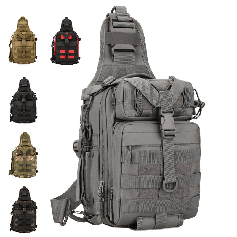 Bolsa multifuncional para isca, conjunto de bolsa de cintura, bolsa de armazenamento de roda, bolsa mensageiro de ombro,