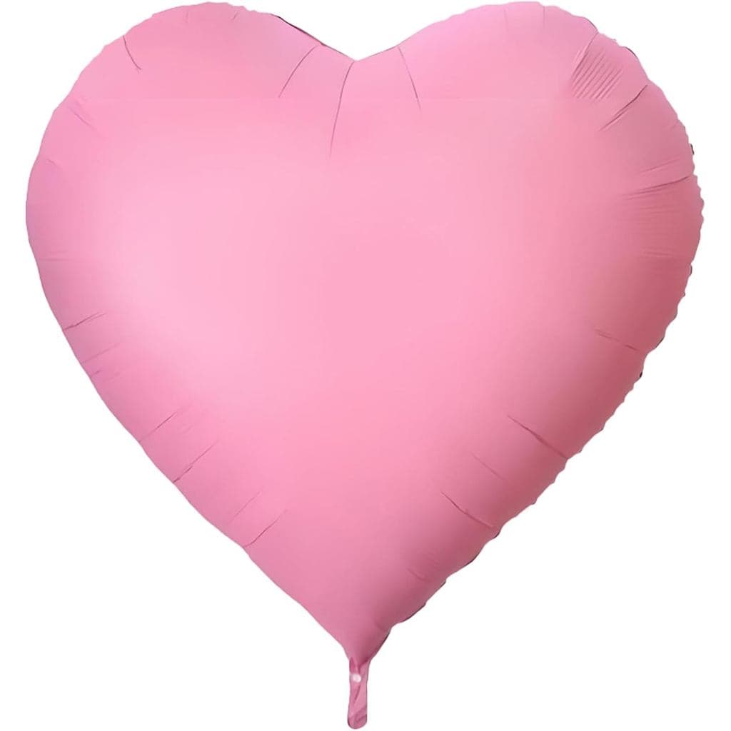 Balão de Coração Rosa Gigante de 63 Polegadas - Balões de Coração de Mylar Extra Grandes para o Dia dos Namorados, Pedid