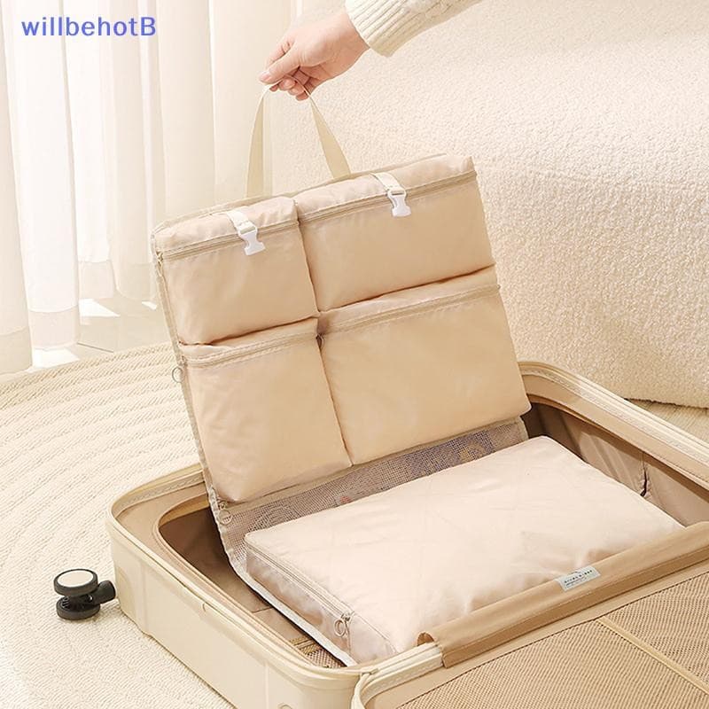 [WillbehotB] Bolsa Suspensa Organizadora Dobrável Para Viagens , Sacos Pendurados De Armazenamento Com Bolsos-Diário De