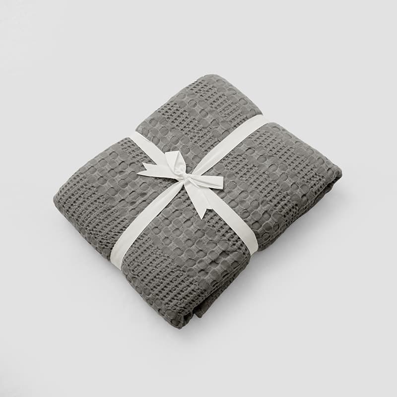 50 fibra de bambu 50 algodão Waffle cobertor branco nórdico verão sofá toalha ar condicionado cochilo cobertor Casual VE