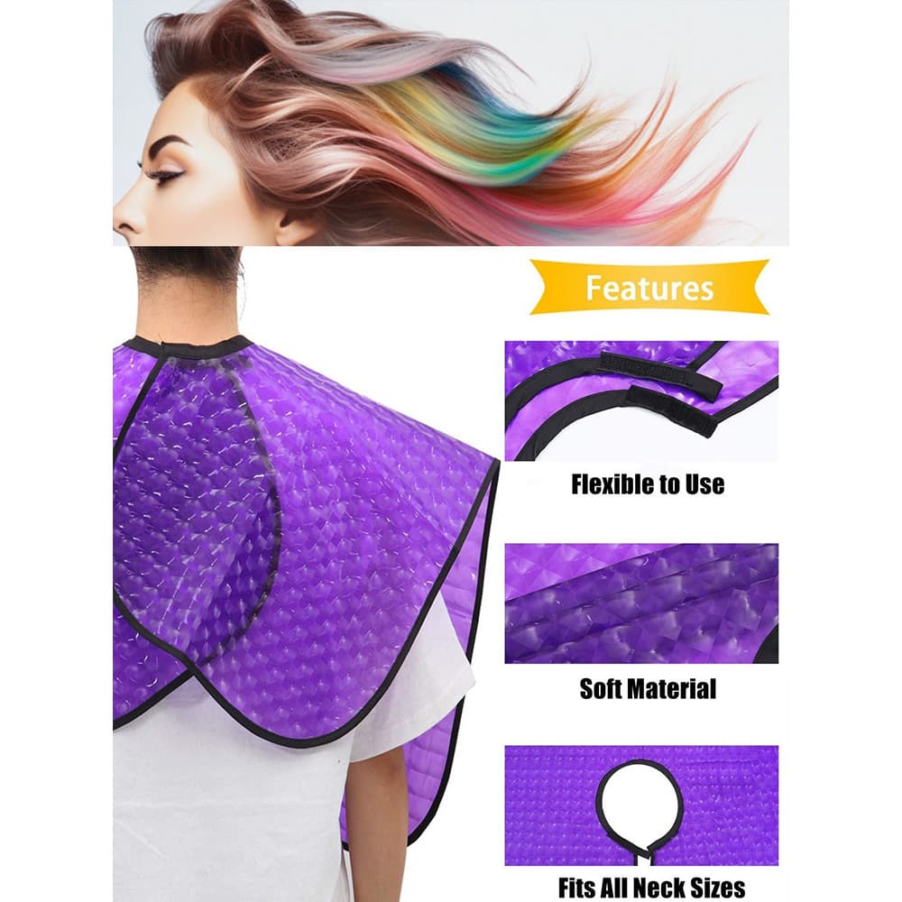 Tintura de cabelo xale barbearia dedicado engrossado Perm óleo cozido xale doméstico à prova dwaterproof água pano óleo