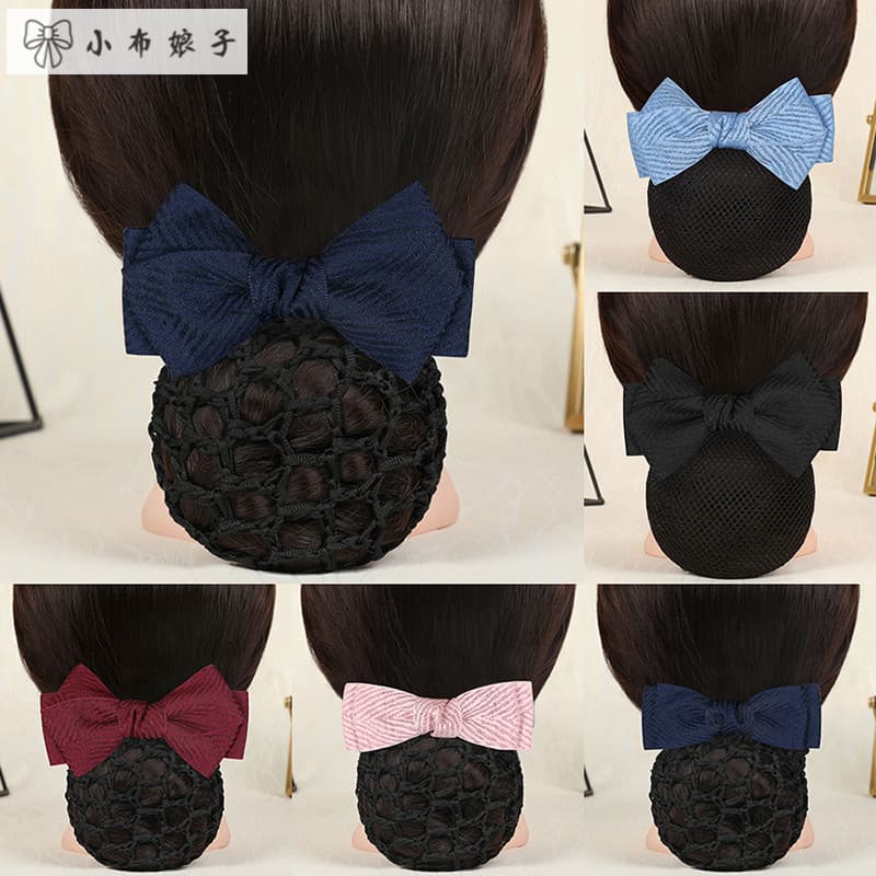 Trabalho profissional rede de cabelo net bolso japonês coreano enfermeira Hotel banco pessoal cabeça flor feminino gramp
