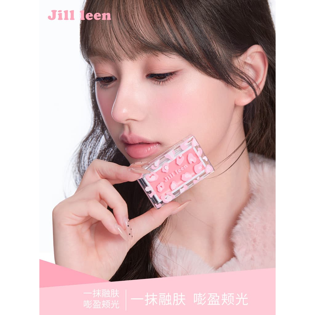 JILLLEEN blush creme lama blush roxo brilho expansão reparação melhorar a tez segurando maquiagem atmosfera Natural hidr