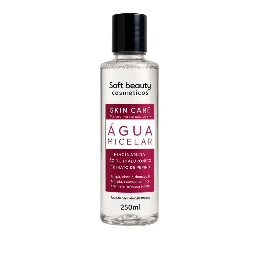 Água Micelar 250ml - Soft Beauty