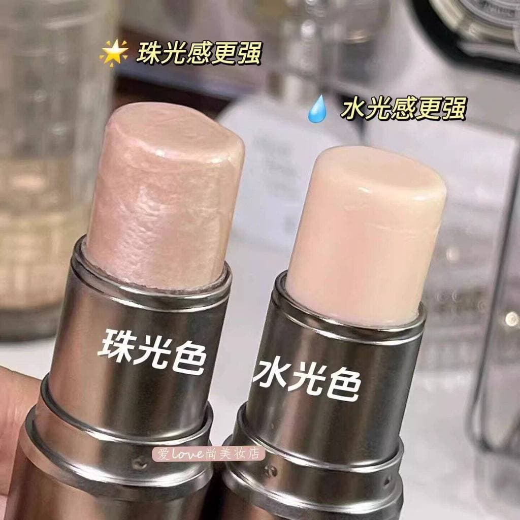 Li Jiaqi recomenda bastão de brilho de água falso sem Yan, Blush de seda perolado, hidratante, bastão de contorno, creme