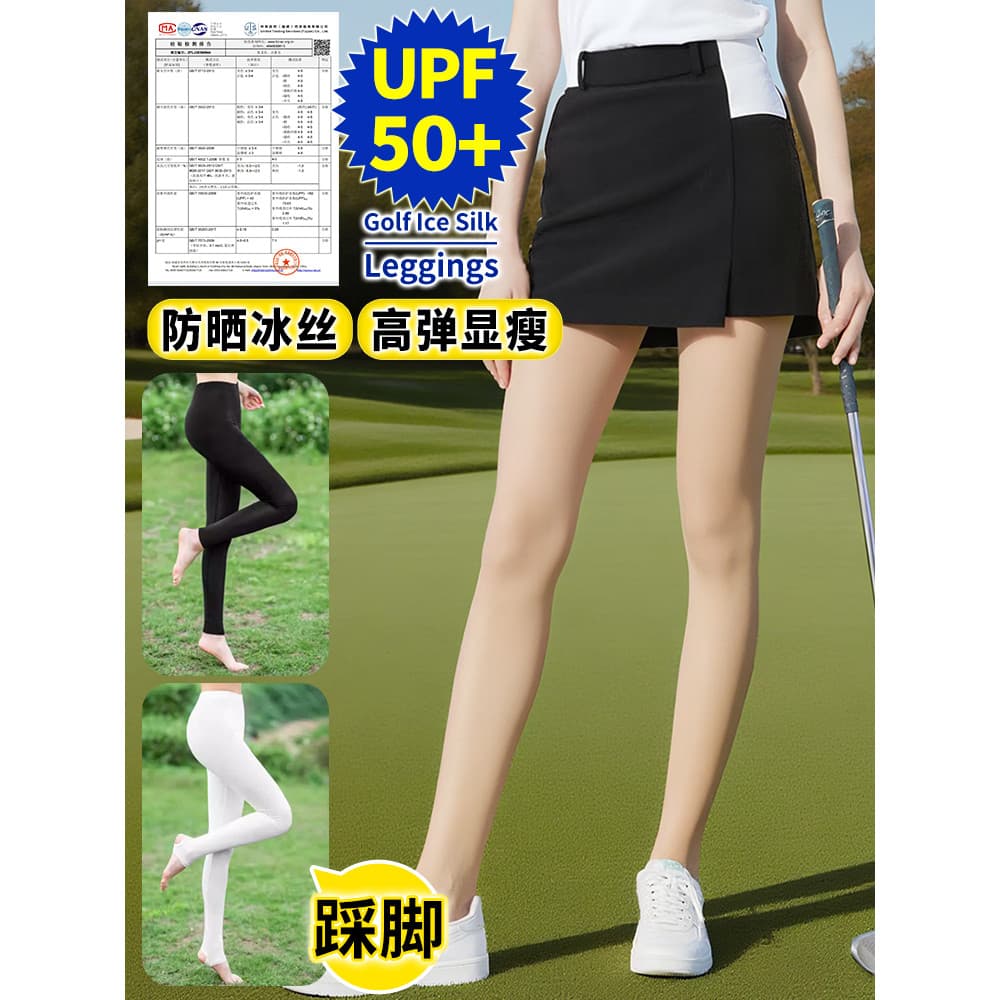 Roupas de golfe coreanas meias de proteção solar meia-calça feminina meias esportivas Leggings mergulho meias femininas