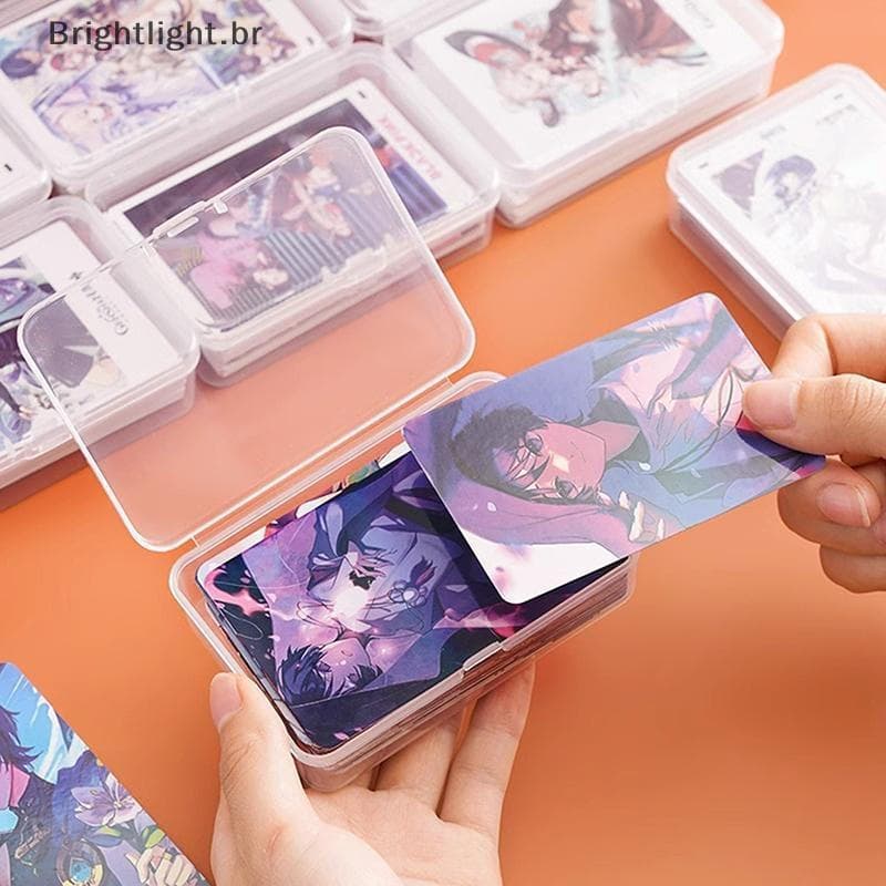 [brightlight.br] 1/3 Unidades De Caixas De Plástico Transparentes Para Jogar Cartas , Recipiente , Estojo De Armazenamen