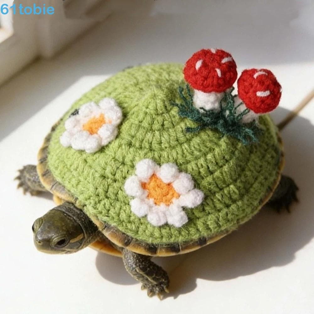 Suéter De Malha De Tartaruga TOBIE , Roupas Decorativas Quentes Para Animais De Estimação , Roupa Artesanal Com Coração