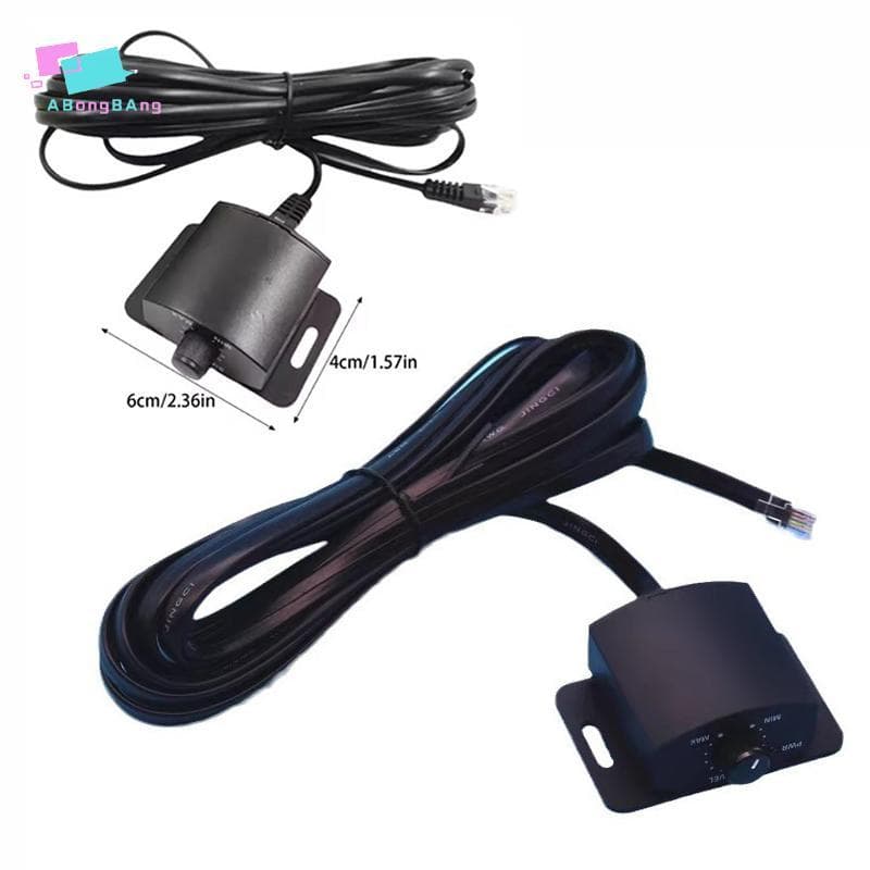 Abongbanghn 1 Pçs Som Do Carro Simples Conexão Amplificador Volumes Ajustar Botão Conjunto Com Cabo Longo Geral Remoto B