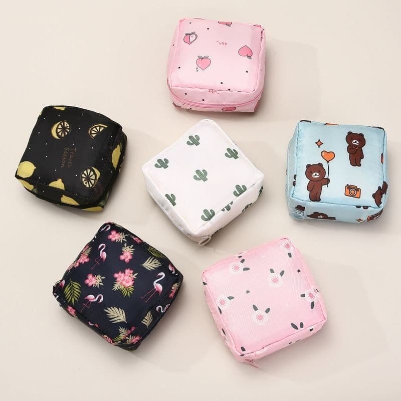 Bolsa Necessaire com Almofada Absorvente Treco para Armazenamento de Objetos de Viagem NFRL