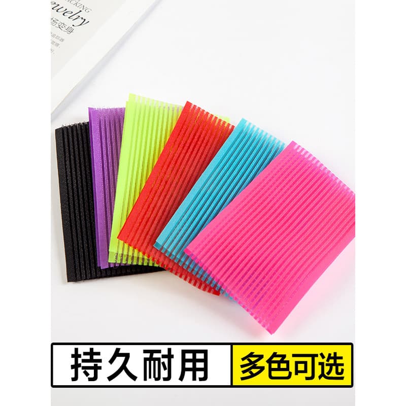 Cabelo pegajoso adesivos de cabelo quebrado cabeça adesivos mágicos adesivos de cabelo franja adesivos Post Velcro adesi