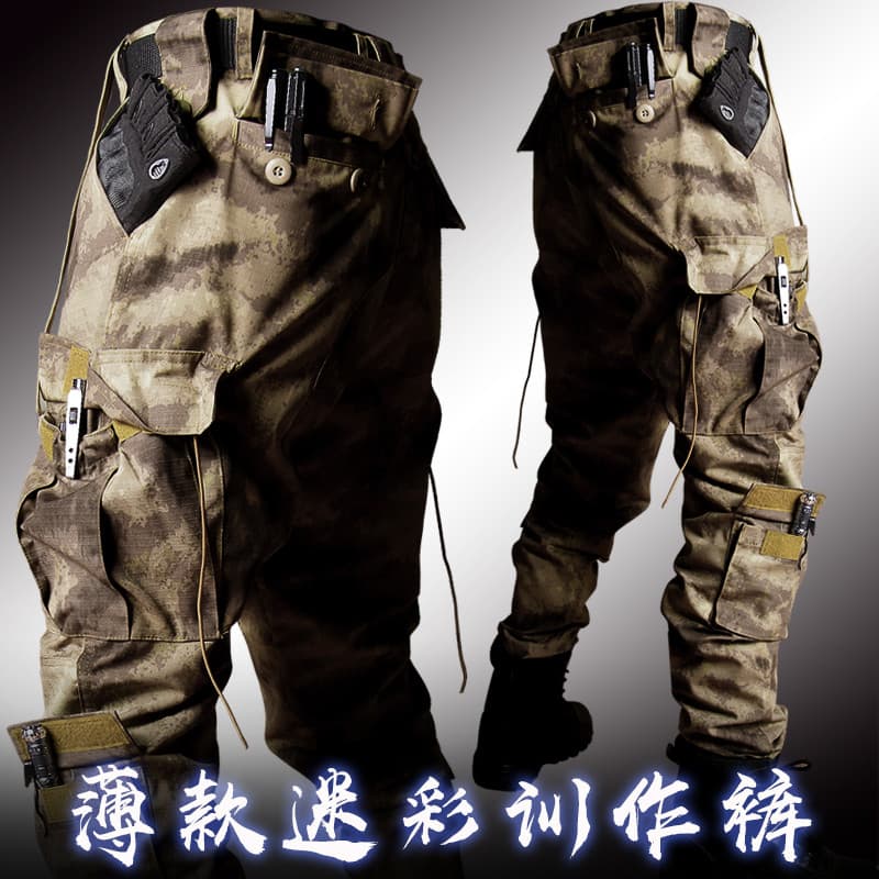Ruins camuflagem G3 tático funcional jaqueta masculina estilo fino primavera verão resistente ao desgaste macacão calças