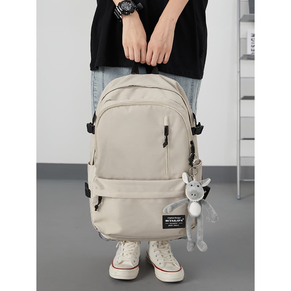 Mochila de grande capacidade feminina 2026 novo estilo moda computador mochila masculina estudante universitário mochila