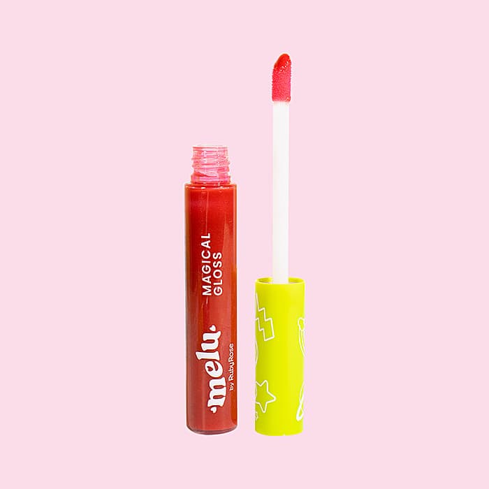 MAGICAL GLOSS BLOODY MARY  MELU RUBY ROSE BRILHO LABIAL QUE REAGE COM O PH