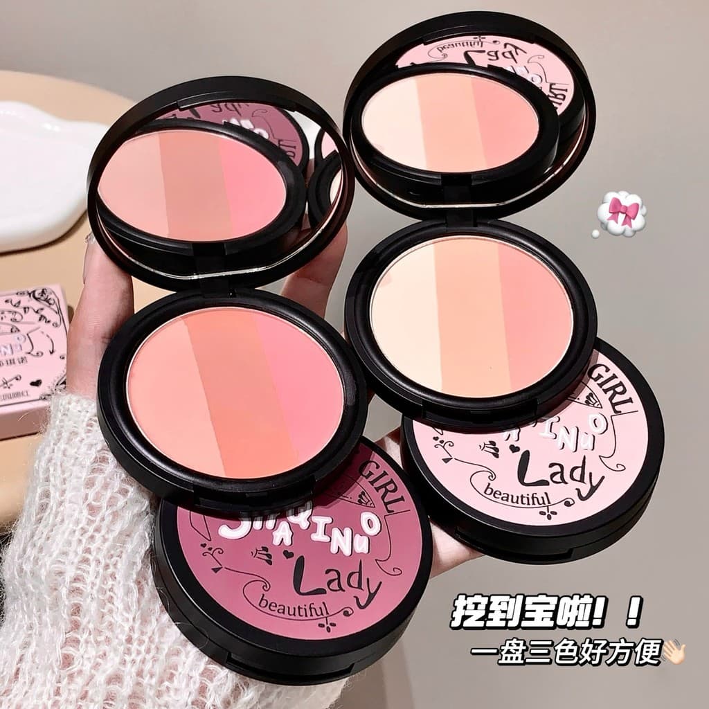 SHAQINUO linha jardim Blush paleta de contorno tridimensional delicado fosco nariz sombra sombra iluminando terra tudo-i