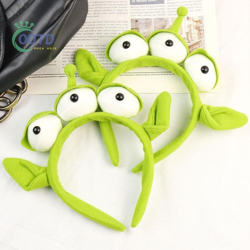 Moda Hoje 1/2 Pcs Alienígena De Três Olhos Monstro De Halloween Pelúcia Bonito Chapéu Acessórios Para Festa Temática Men