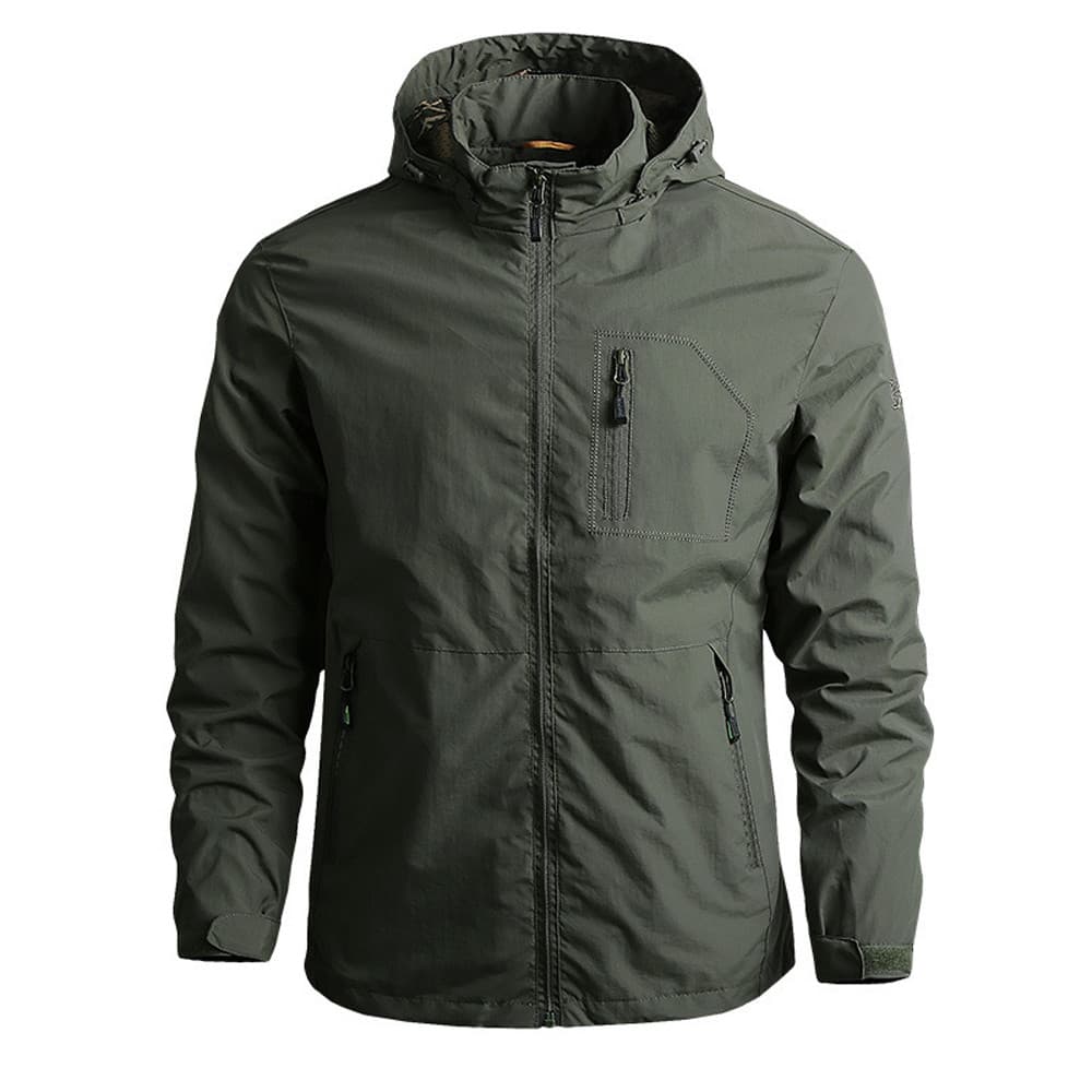 Jaqueta masculina primavera outono ao ar livre estilo fino motocicleta equitação camisa jaqueta masculina gola casca mac