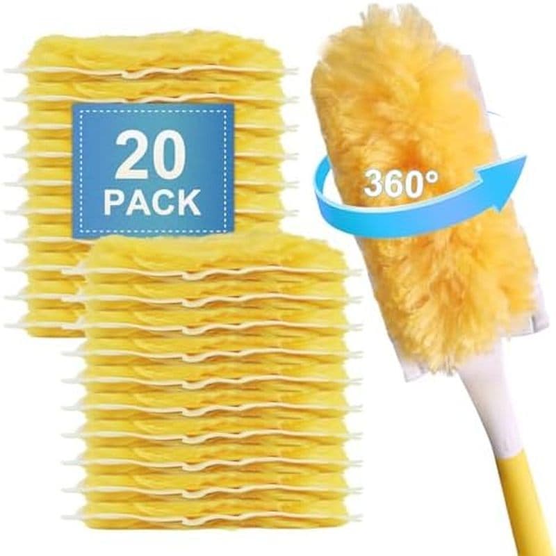 Pacote Com 20 Recargas De Espanador Para Serviços Pesados Swiffer , Multi-Surface 360 ° Kit De Espanadores Descartáveis