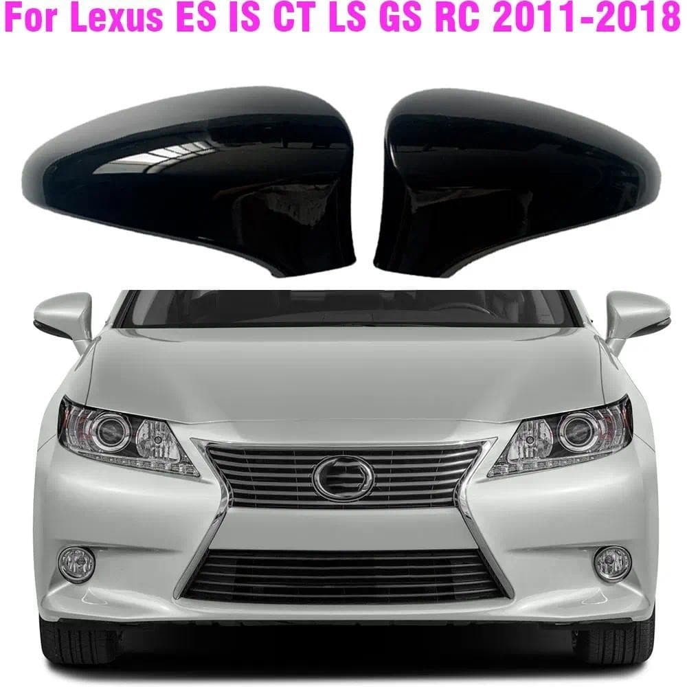 LHD Espelho Retrovisor Do Carro Capa Lateral Para Lexus ES200 ES250 ES300H ES350 CT200Hauto Peças Decoração