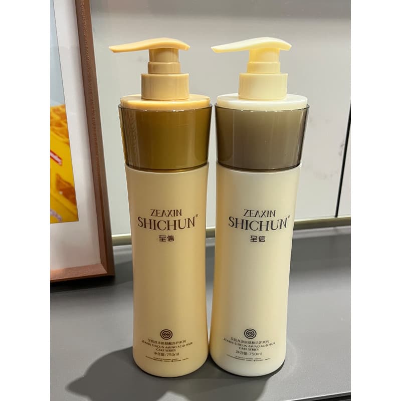 Silky Aminoácido Care Series Aminoácido Suavizante Shampoo Creme Sedoso Condicionador Hidratante Conjunto Anticaspa