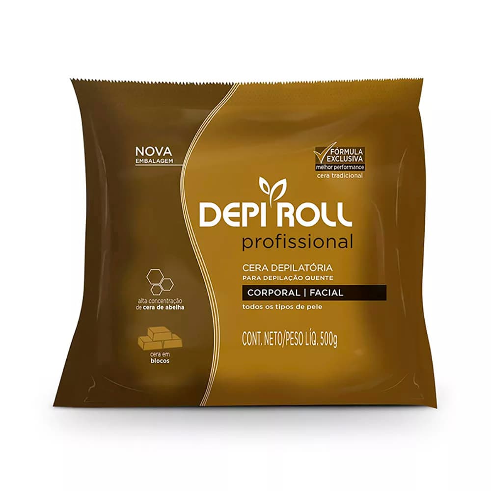 500g - Cera Tradicional Mel DepiRoll