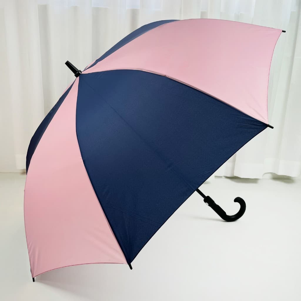 120cm Plus Size azul rosa costura moda semiautomática estudante adulto portátil reforçado à prova de vento alça longa Um