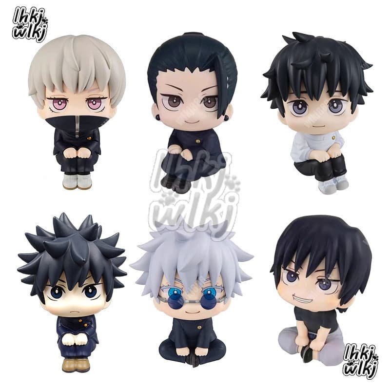 Figura de Ação Jujutsu Kaisen Gojo Satoru Fushiguro Megumi Touma Touji Modelo de Montagem Brinquedo W7XH * & -