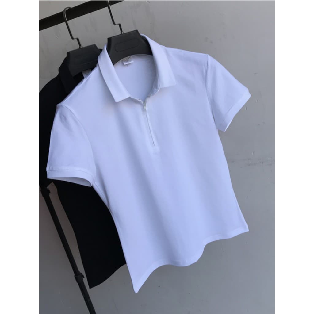 Camiseta de lapela masculina de verão de manga curta juventude cor sólida Casual algodão fino ajuste verão camisa pequen