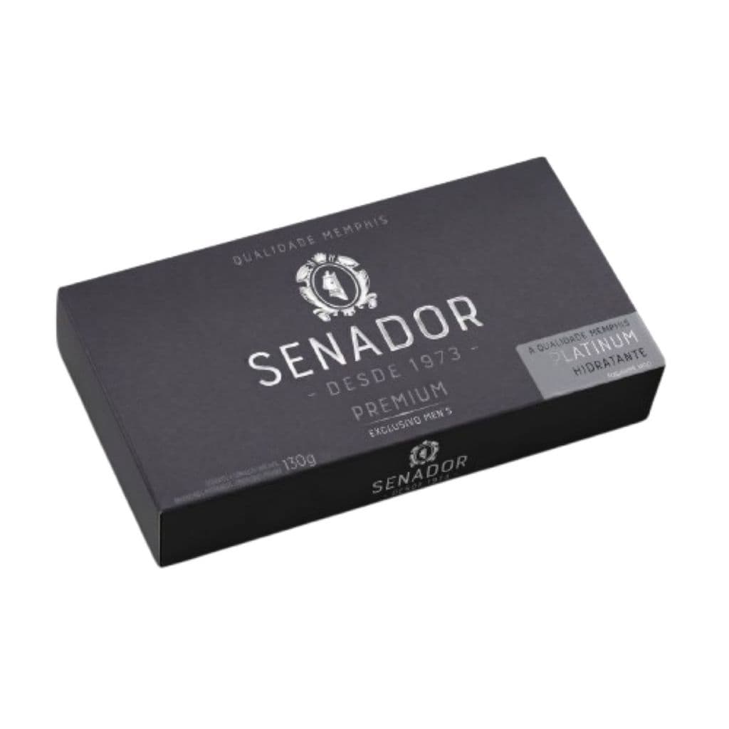 Sabonete Masculino Senador Memphis Platinum 130g Estojo 3