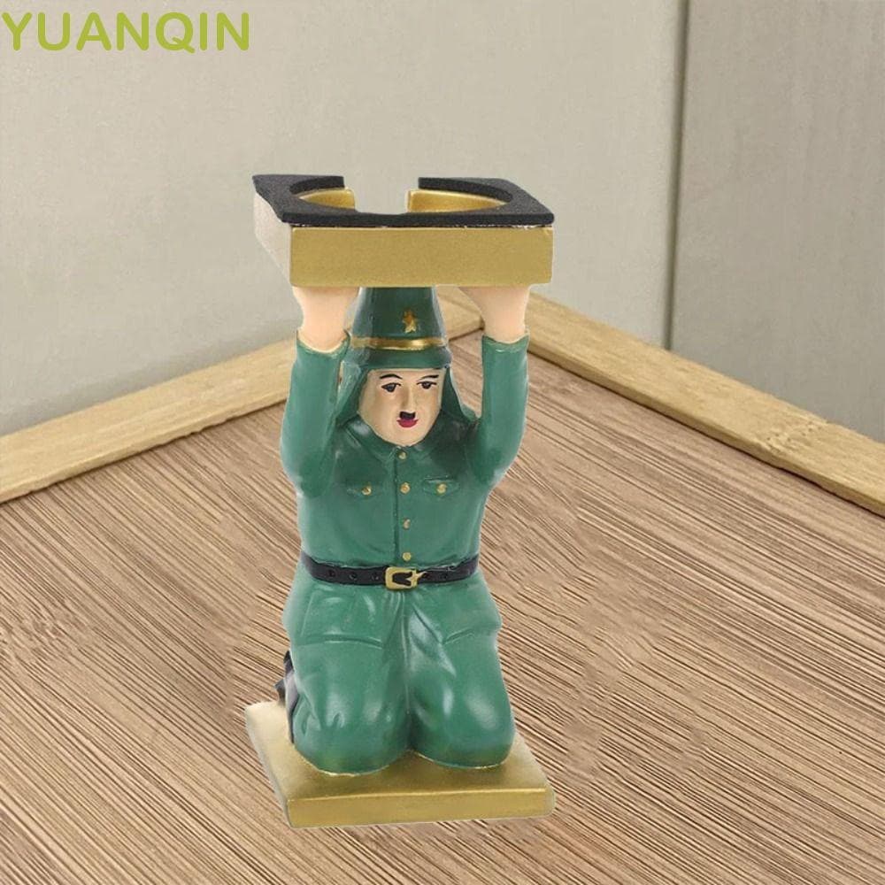 Estátua De Resina Ajoelhada YUANQINZT , Brinquedo Sensorial Simulado , Estatueta De Expressões Engraçadas , Suporte De B