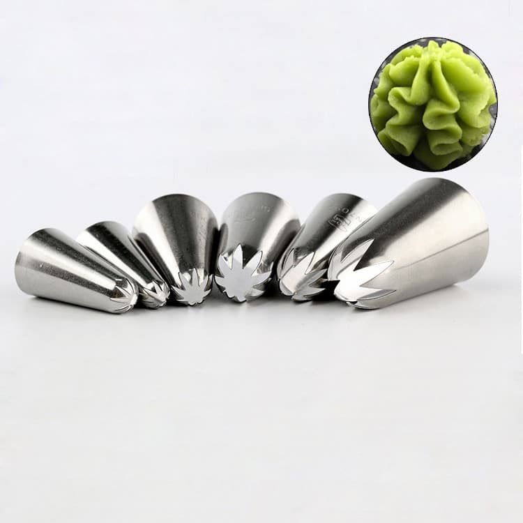 Sanneng bico de decoração de 8 dentes SN7091 7092 7094 7096 bico de espremer bolo de creme de crisântemo de oito dentes