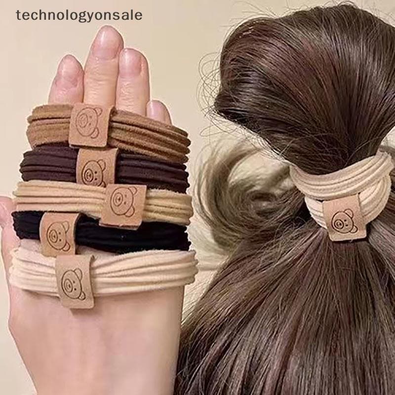 [Tecnologia] Laço De Cabelo Durável De Alta Elasticidade , Faixa De Borracha De Urso Fofo , Acessórios Femininos , Bouti