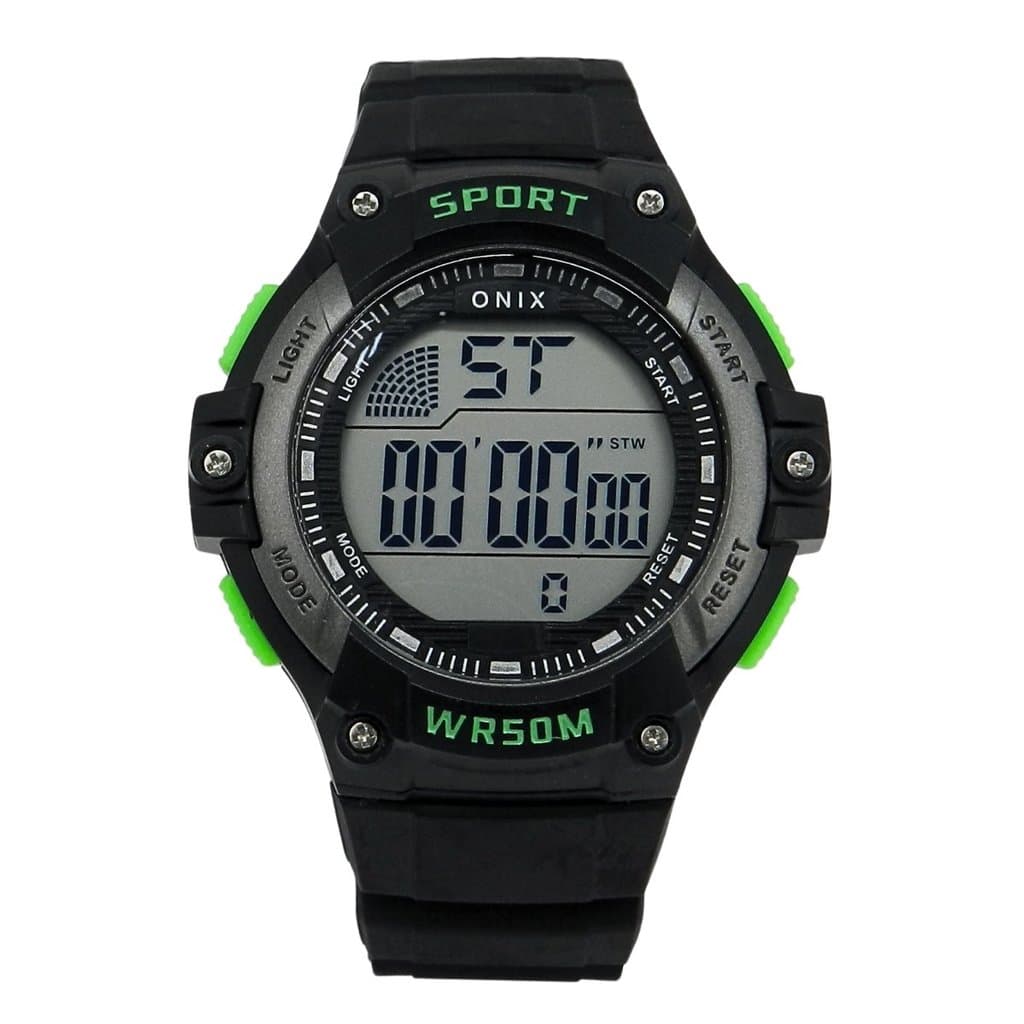 Relógio Masculino Onix Digital IT-383（0162） Preto e Verde