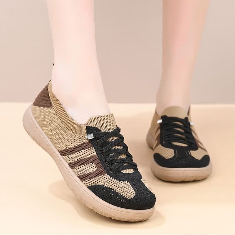 2026 Primavera Novo Estilo Moda Estilo Ocidental Sapatos de Treinamento Moral Leve Confortável Mulheres Sapatos Casuais