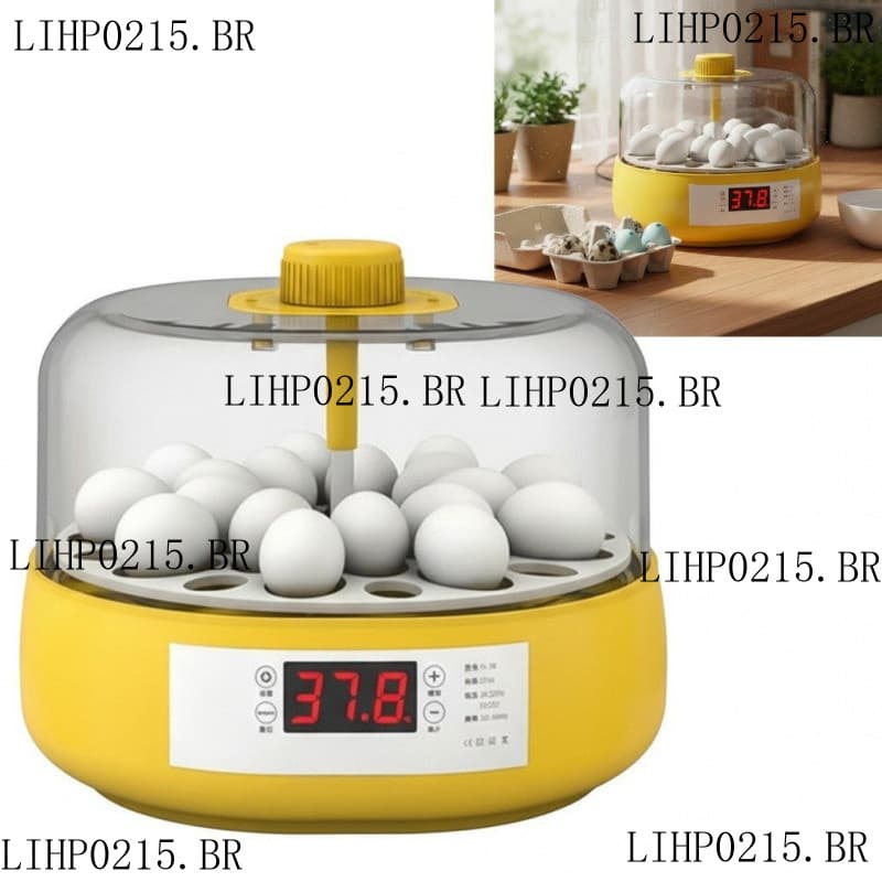 18 Incubadora De Ovos Controle Automático Inteligente De Temperatura E Umidade Para Pintinhos Patos Iniciantes
