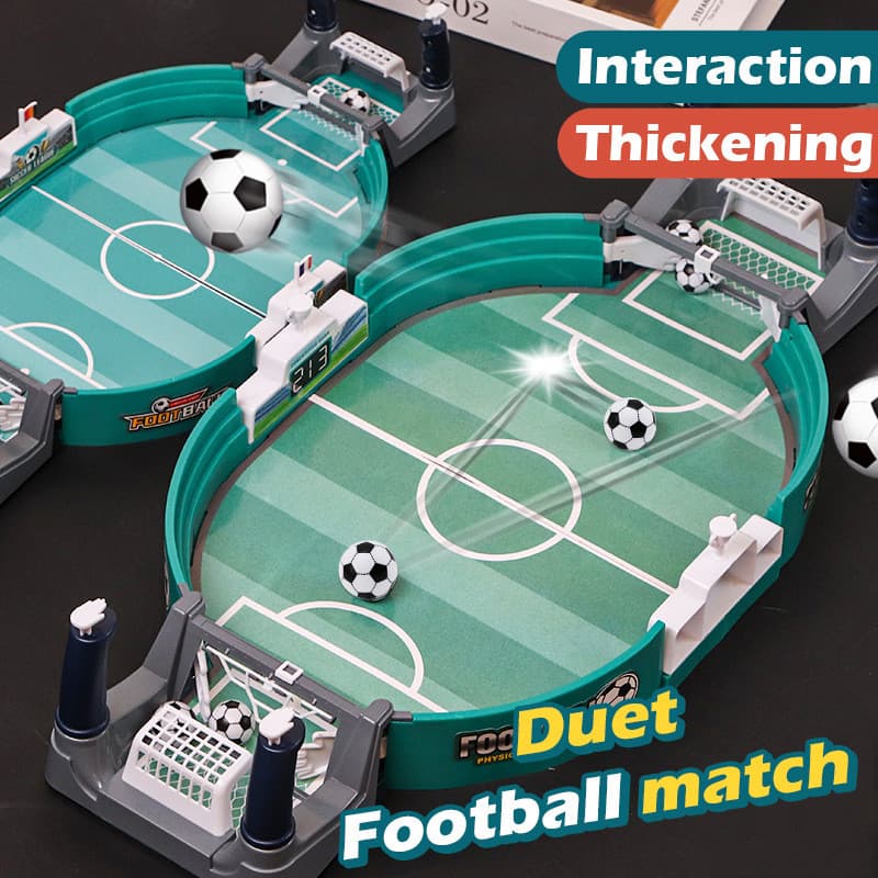 Mesa de batalha para dois jogadores, mesa de futebol divertida para crianças, jogo de campo de futebol, brinquedos inter