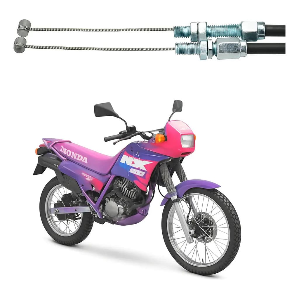 Cabo Acelerador A+b Honda Nx 200 1993 Até 2001 Iron