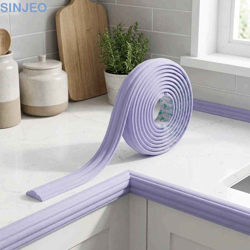 SINJEO/Saco Guarnição De Parede Autoadesiva , Tira Decorativa De Textura De Imitação De Material EVA , Superfície Pintáv