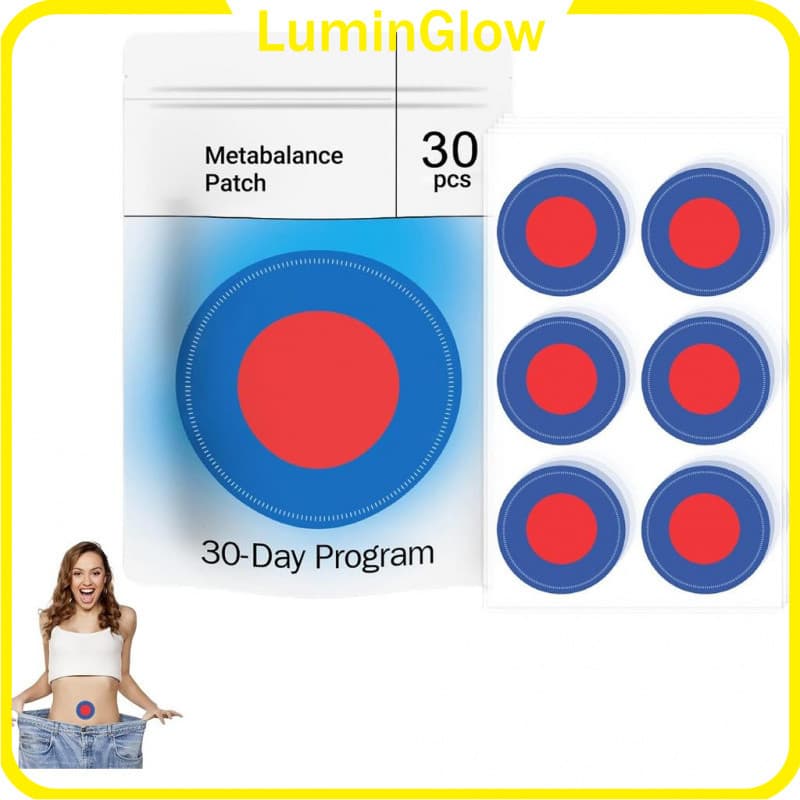 [LuminGlow] Adesivos de Perda de Peso Purisaki, Pacote de 30 Adesivos de Perda de Peso, Patch Metabalance, Patch Emagrec