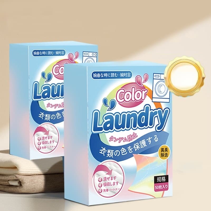 Folha absorvente de cor doméstica, tecido não tecido, folha mestre colorida, roupas, lavanderia, Anti-tingimento