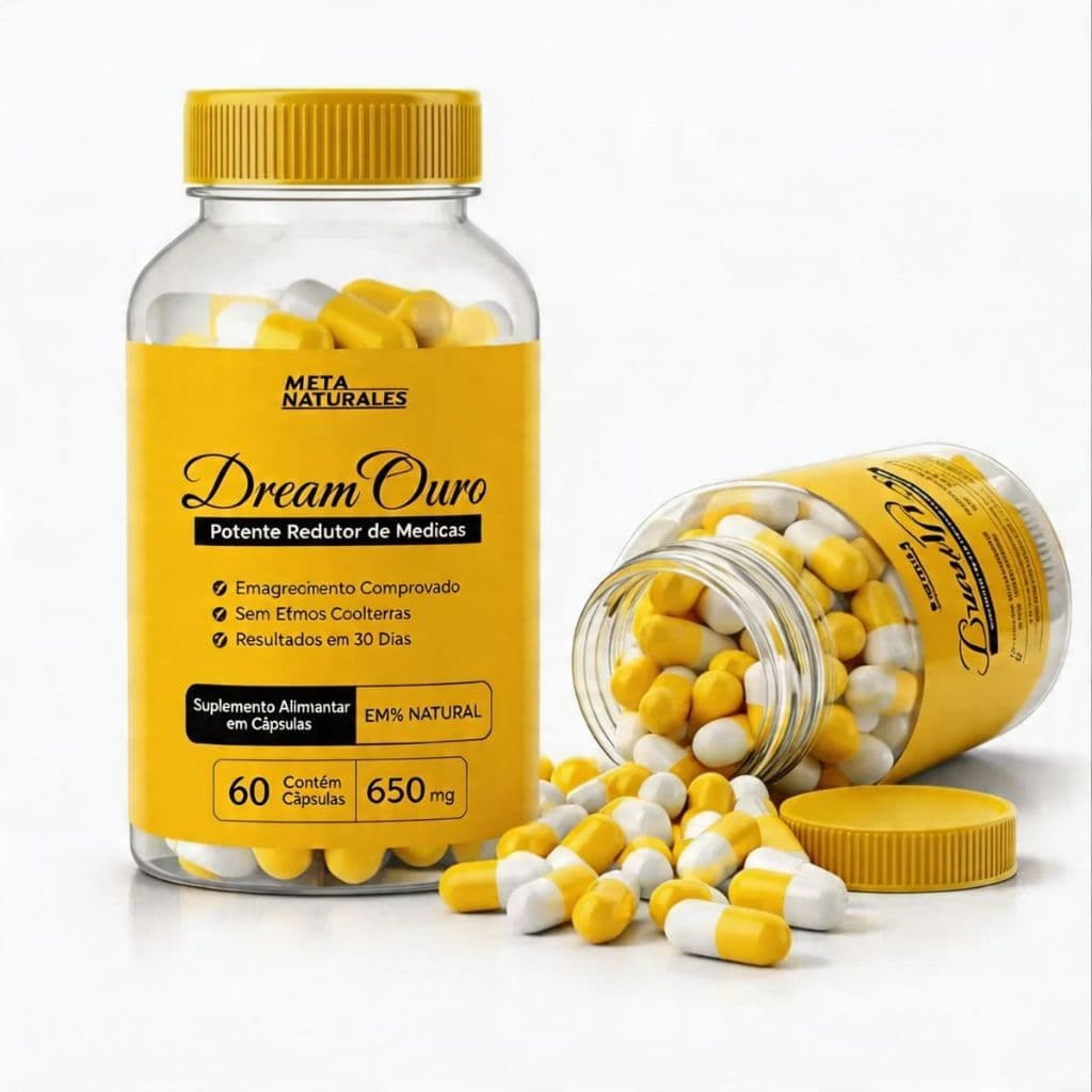 Dream Ouro Suplemento alimentar 60 Cápsulas Avançado Controle do Apetite