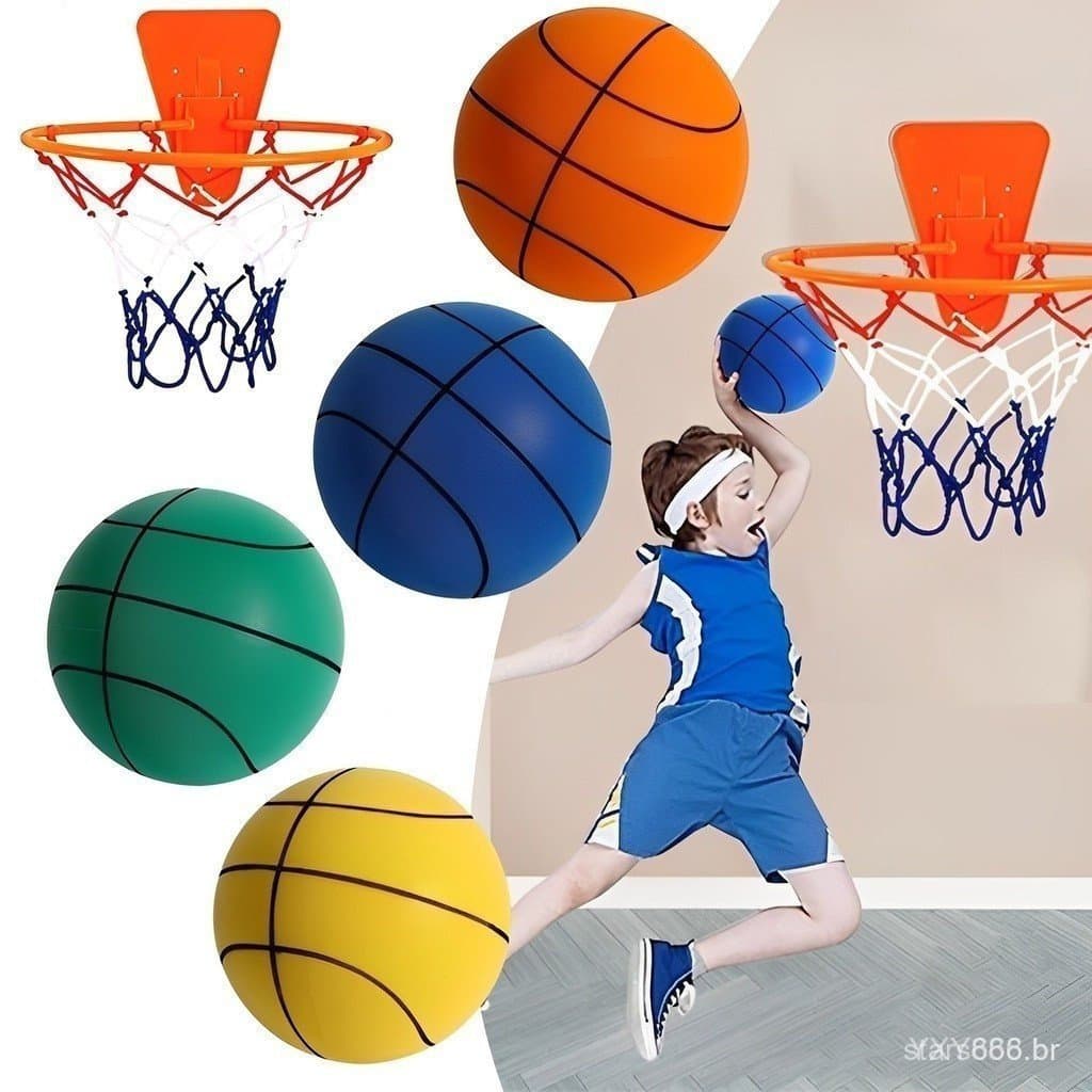 Basquete silencioso, bola de treinamento elástica silenciosa JWHU
